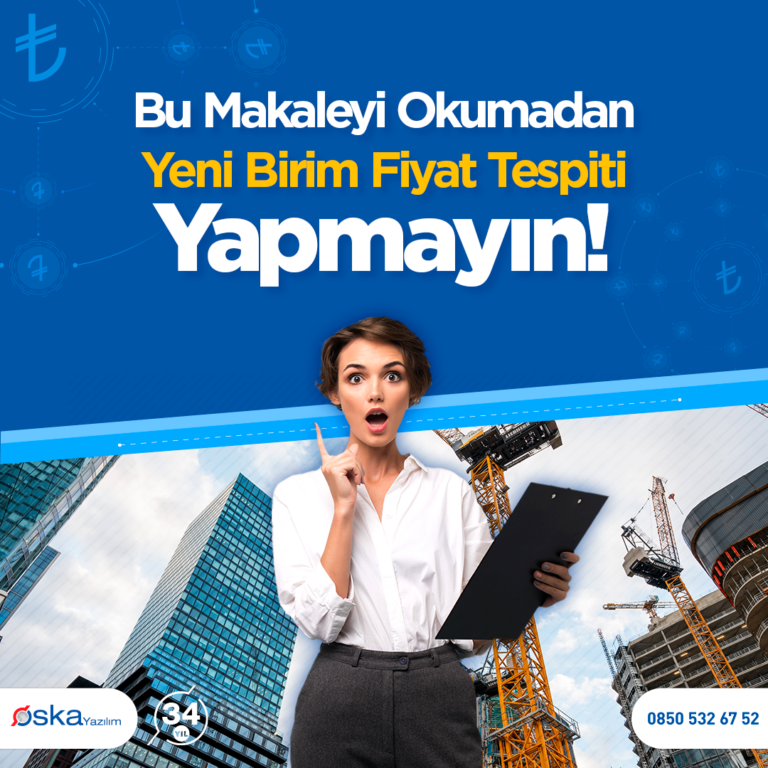 Yeni Birim Fiyat Tespiti İnstagram