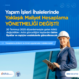Yapım İşlerinde Yaklaşık Maliyet Hesaplama Yönetmeliği Değişti Facebook Post Image